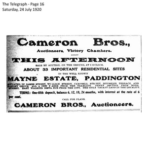 1920 Paddington - Mayne Estate