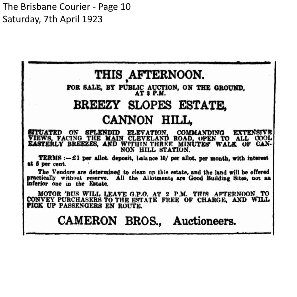 1923 Cannon Hill - Breezy Slopes Estate