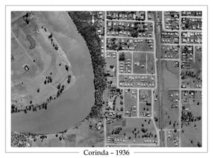 1936 Corinda - Aerial Photo - Corinda and Fig Tree Pocket