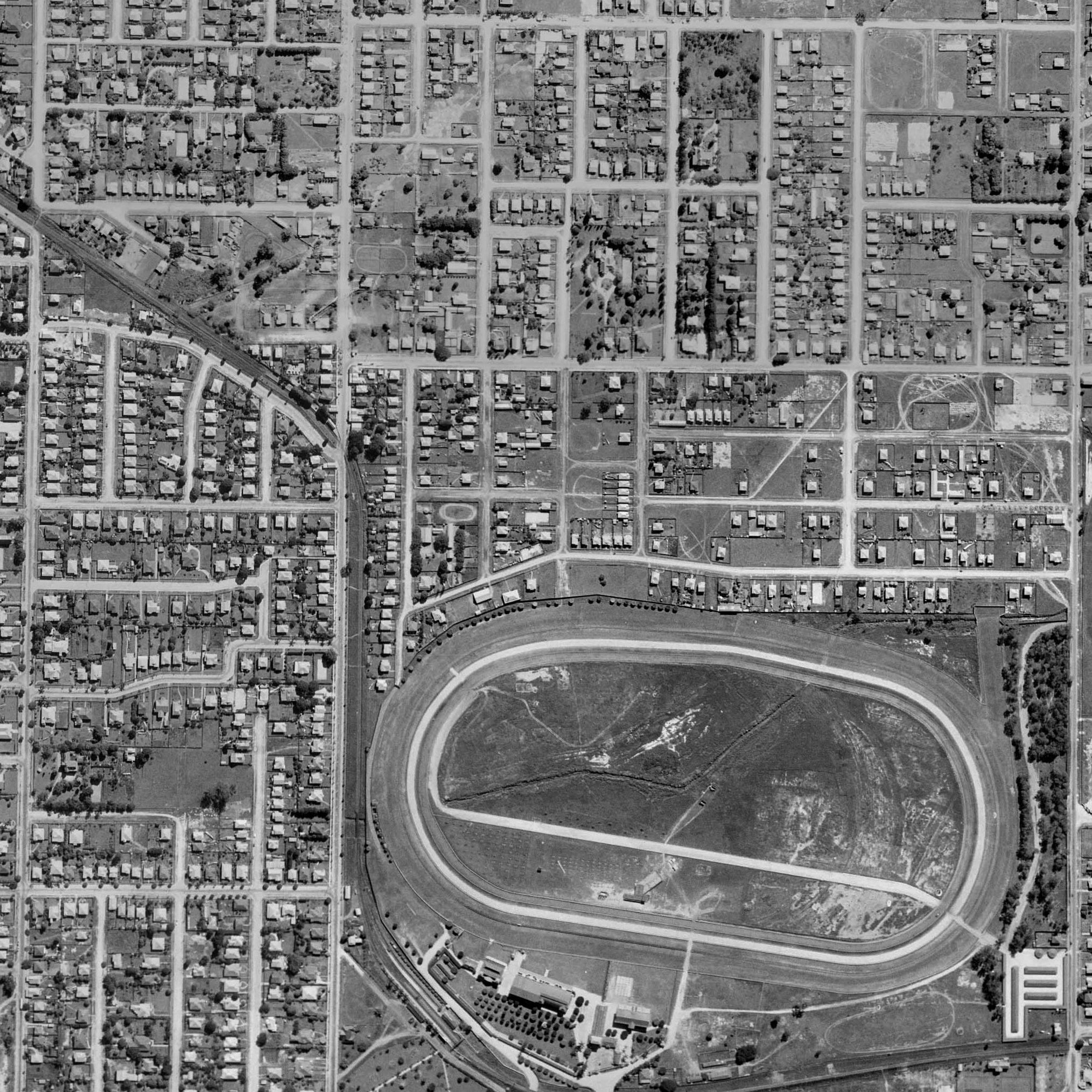 1936 Hendra - Aerial Photo - Eagle Farm Racecourse