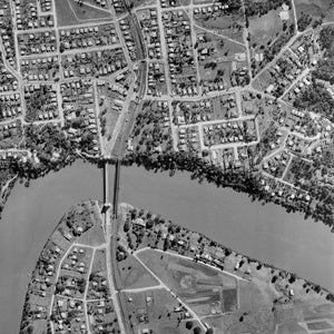 1936 Indooroopilly - Aerial Photo - Walter Taylor Bridge