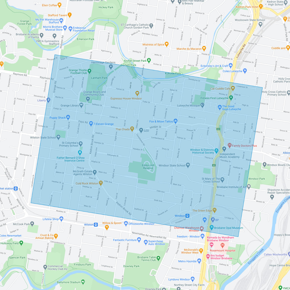 1936 Windsor - Aerial Photo - Eildon Hill – Suburb Maps