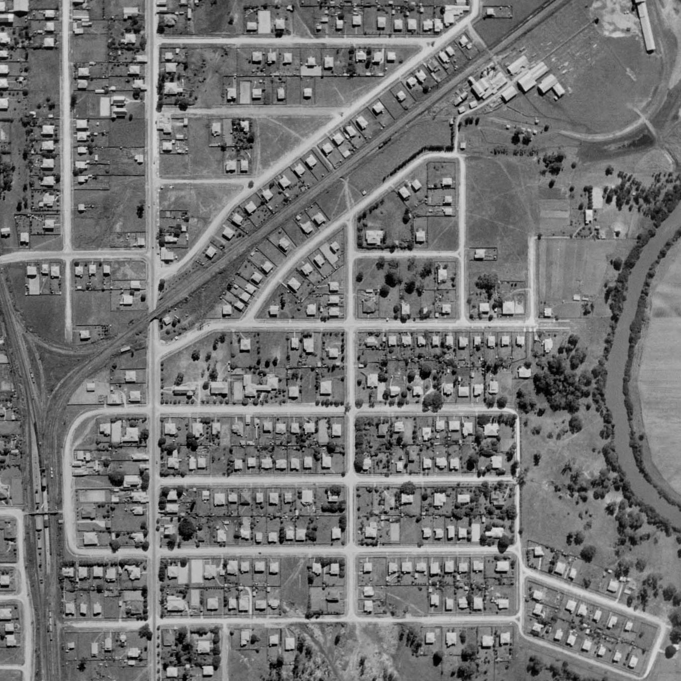 1936 Corinda - Aerial Photo - Corinda Junction