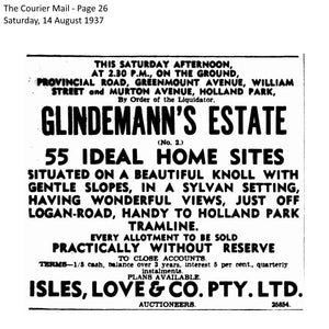 1937 Holland Park - Glindemann's Estate No. 2