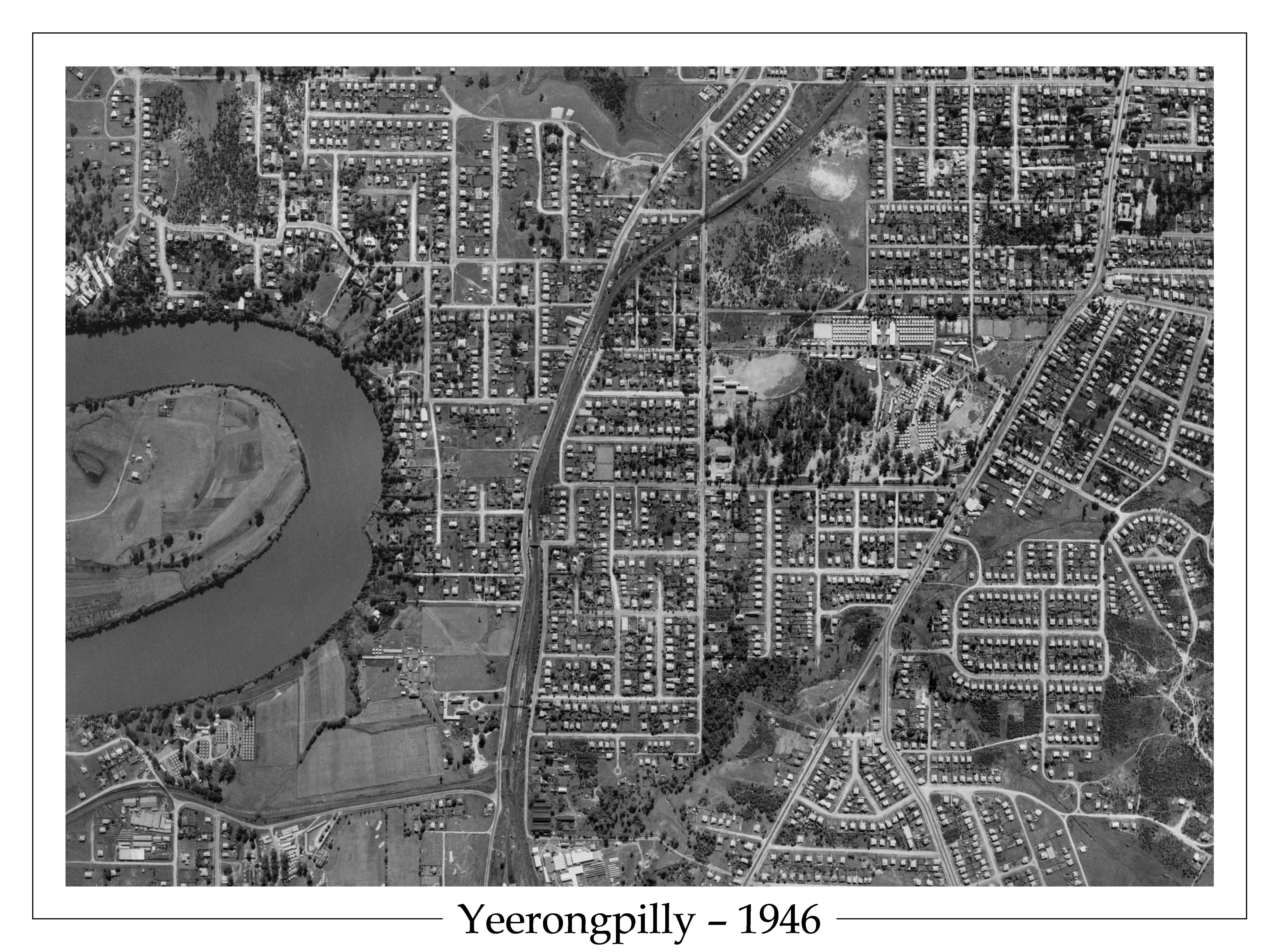 1946 Yeerongpilly - Aerial Photo - Yeerongpilly and Yeronga