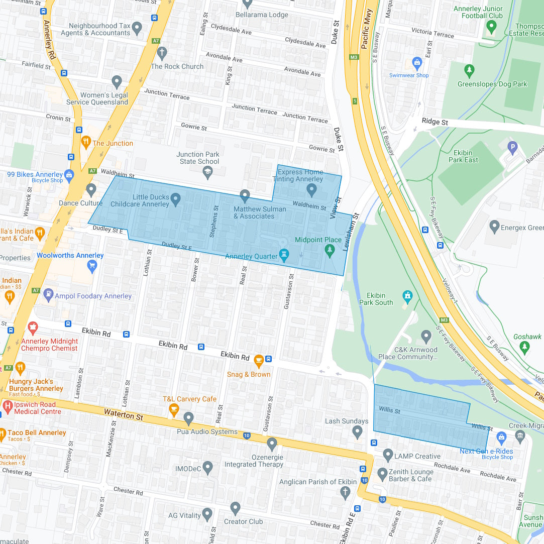 Annerley Postcode 1923 Annerley - Stephens Park Estate – Suburb Maps