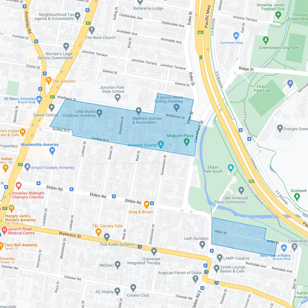 Annerley Postcode 1923 Annerley - Stephens Park Estate – Suburb Maps