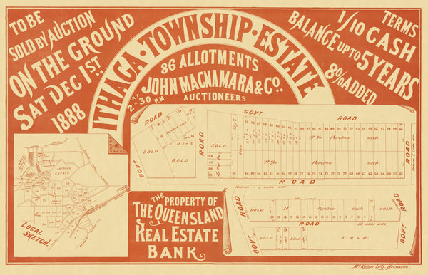 Ithaca Township Estate Map
