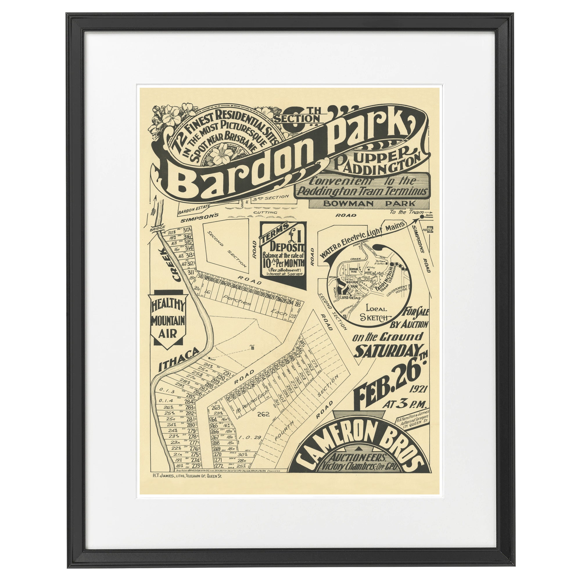 1921 Bardon - Bardon Park Estate - 6th Section
