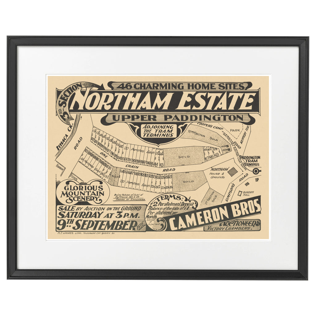 1922 Bardon - Northam Estate - 3rd Section