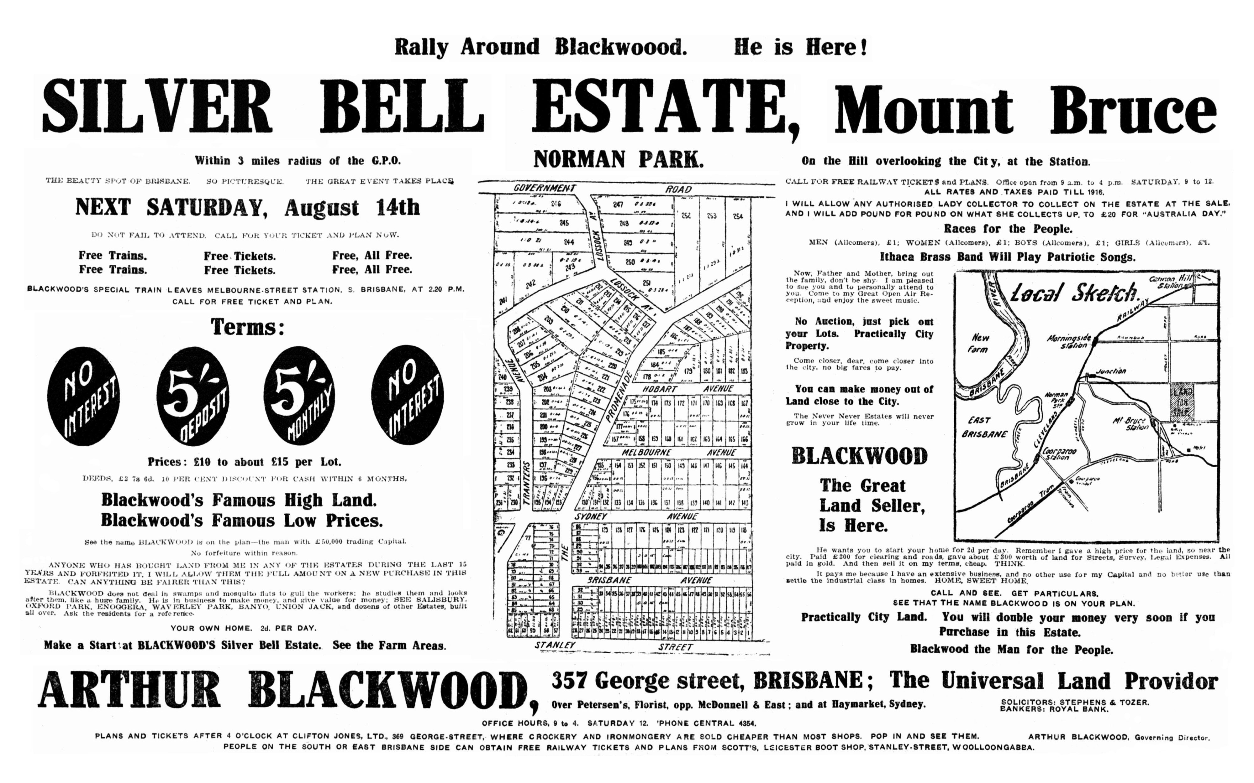 1915 Camp Hill - Silver Bell - Mt Bruce