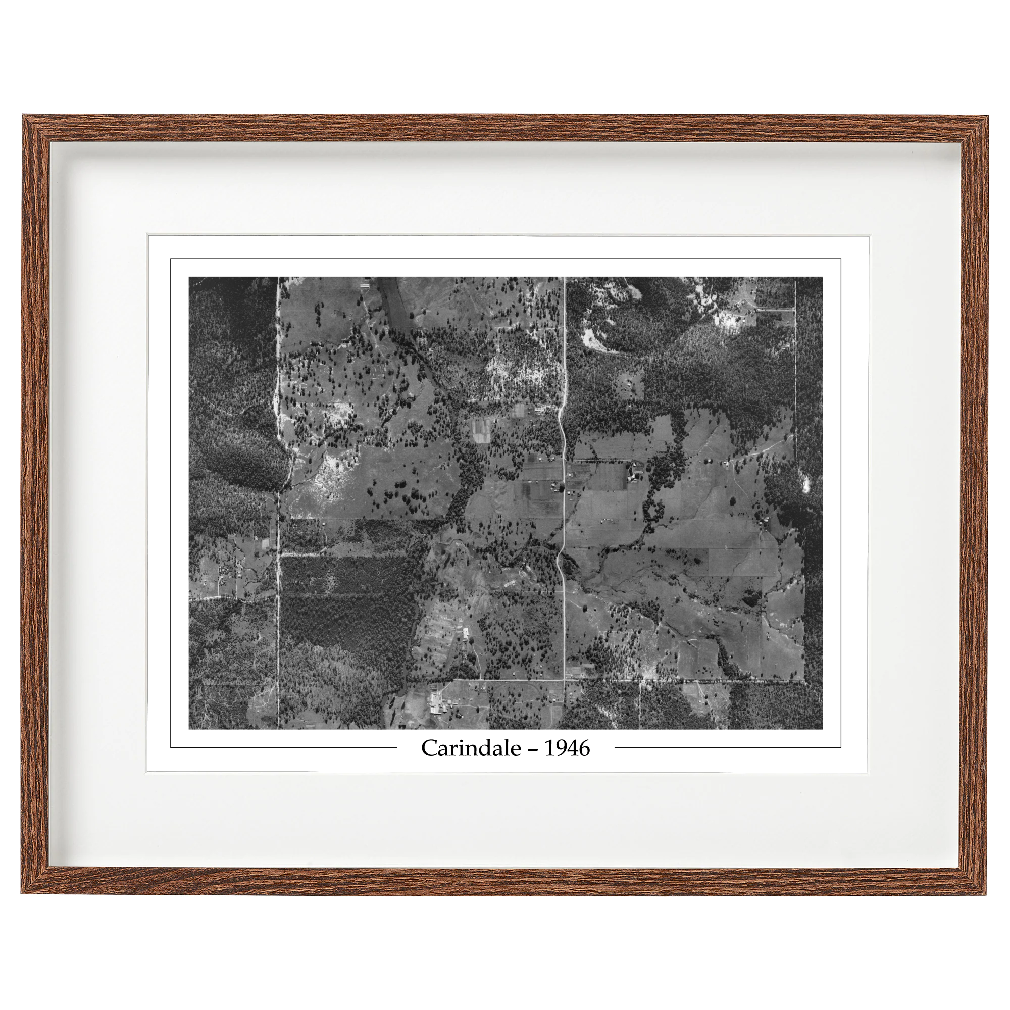 1946 Carindale - Aerial Photo - Scrub Road