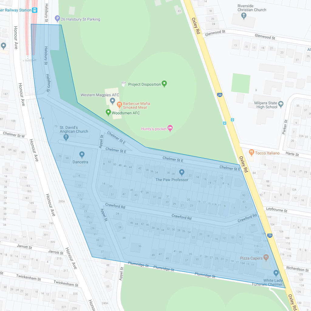 1914 Chelmer - Railway Station Estate – Suburb Maps