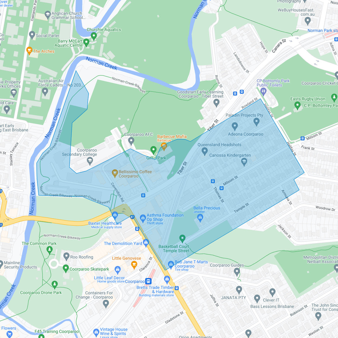 1886 Coorparoo - Stanley Bridge Estate – Suburb Maps