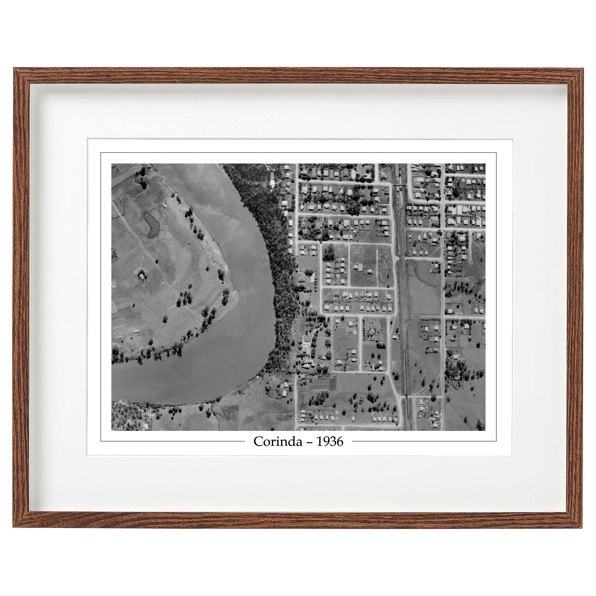 1936 Corinda - Aerial Photo - Corinda and Fig Tree Pocket