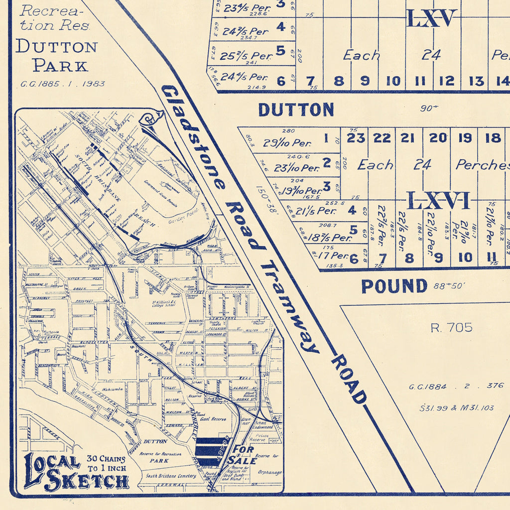 1911 Dutton Park The Dutton Park Estate Suburb Maps
