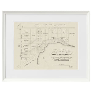 1861 Fortitude Valley - Plan of Villa Allotments