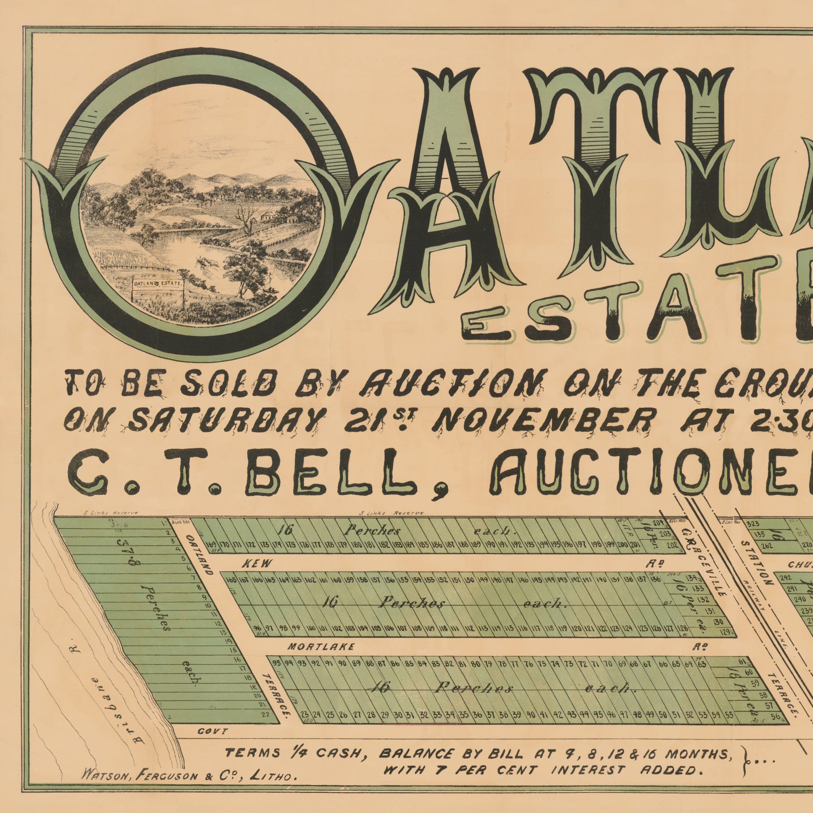 1885 Graceville - Oatland's Estate