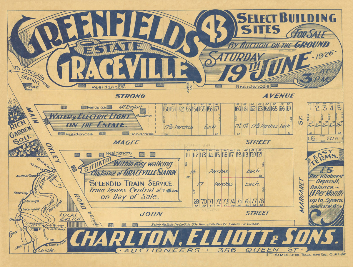 1926 Graceville - Greenfields Estate – Suburb Maps