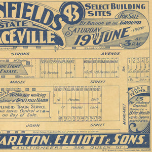 1926 Graceville - Greenfields Estate