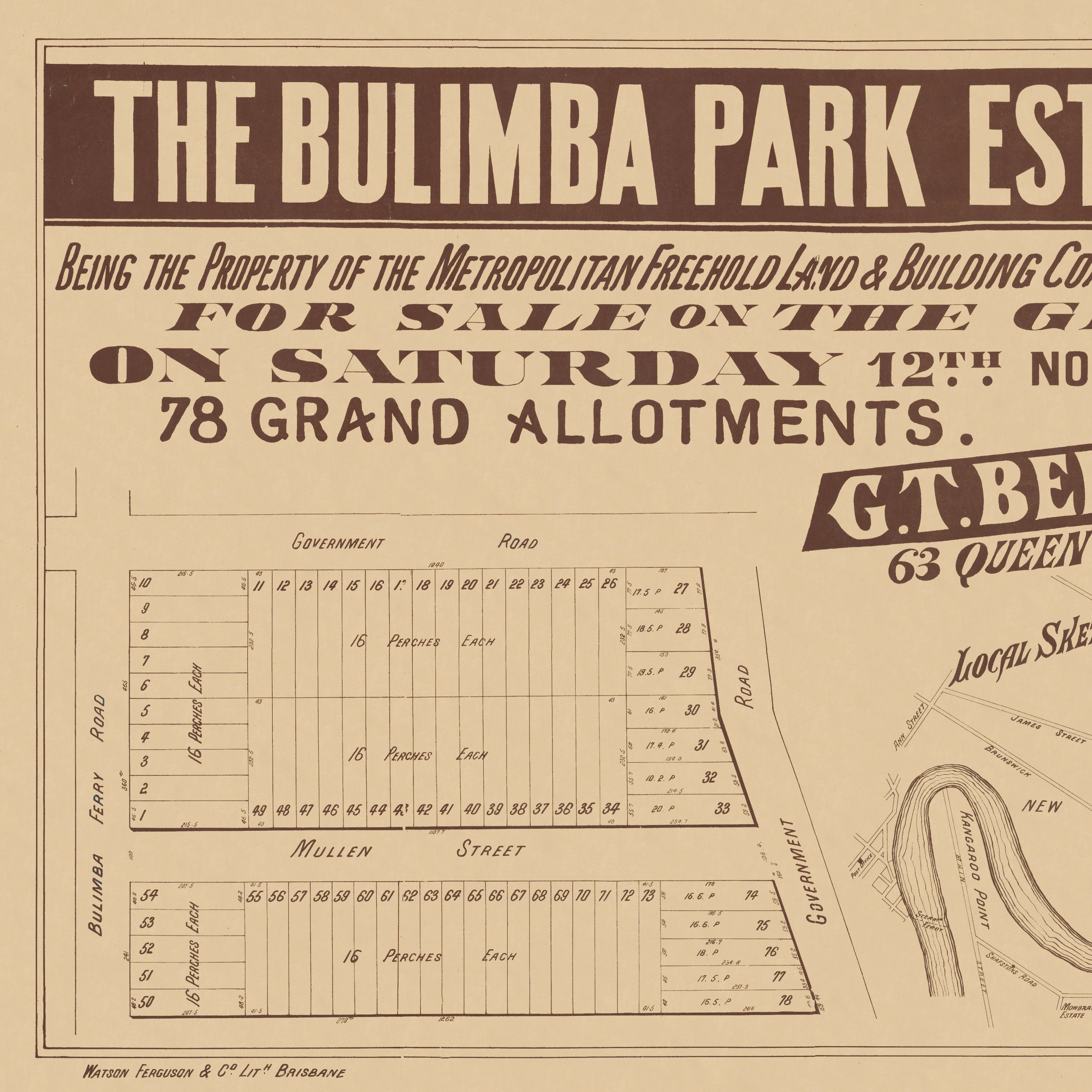 1887 Hawthorne - Bulimba Park Estate