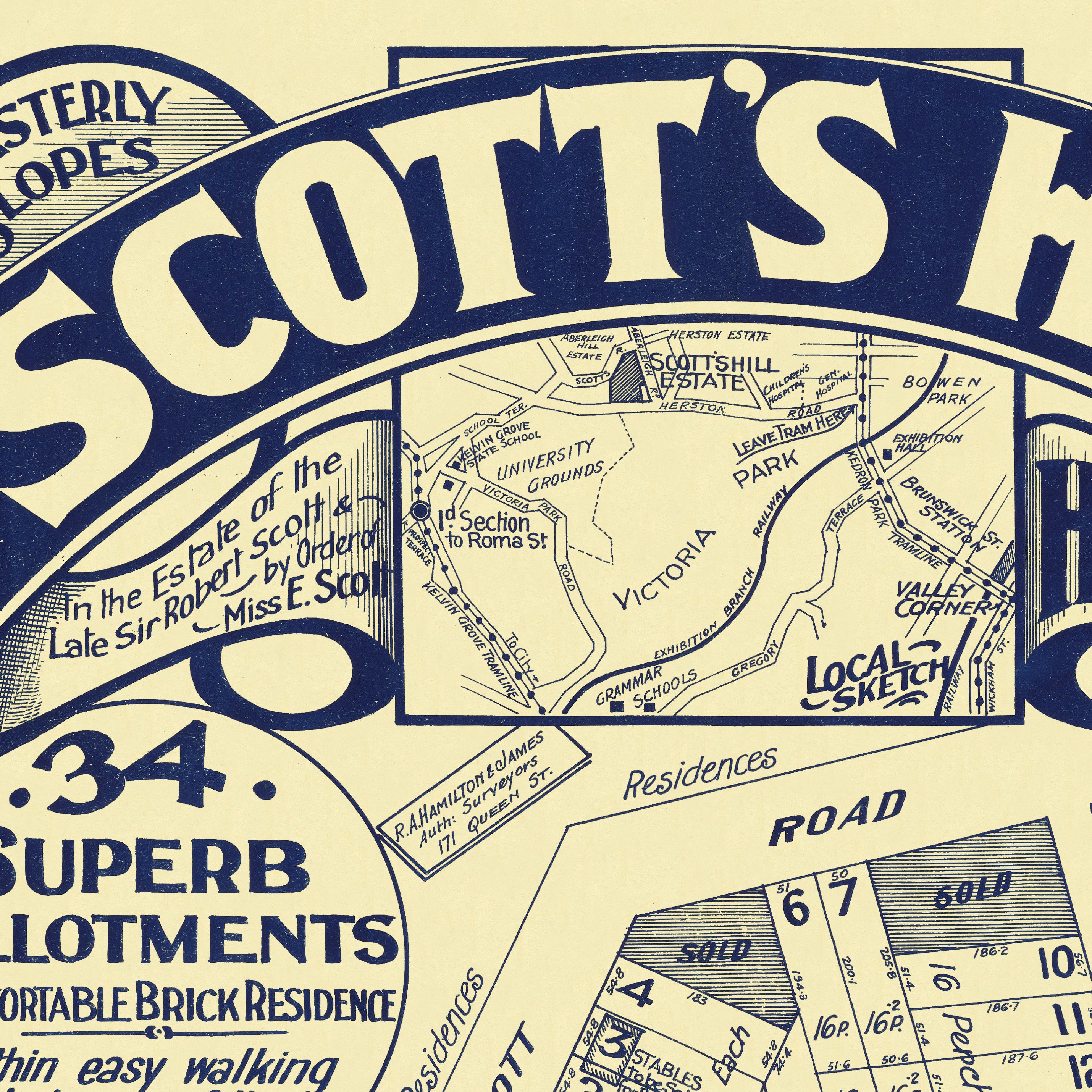 1922 Herston - Scott's Hill Estate