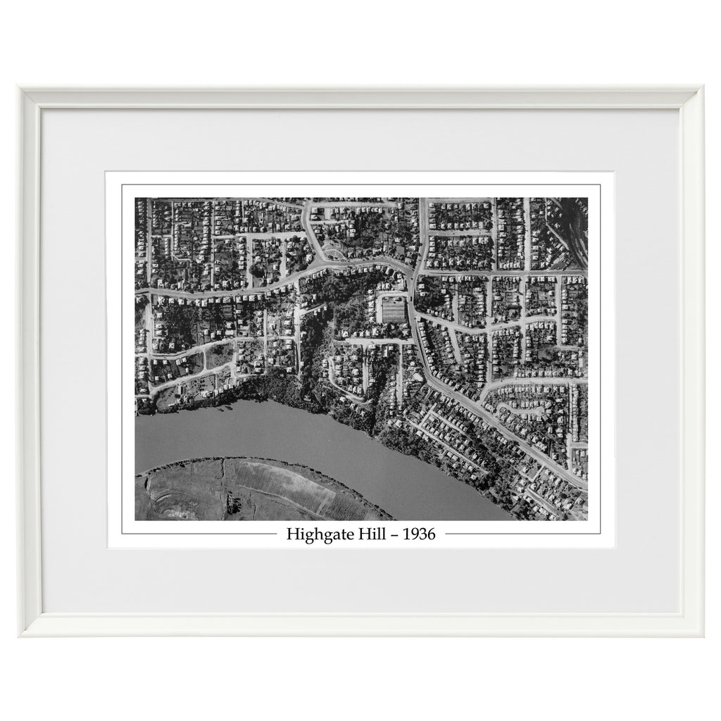 1936 Highgate Hill - Aerial Photo - Dornoch Terrace – Suburb Maps