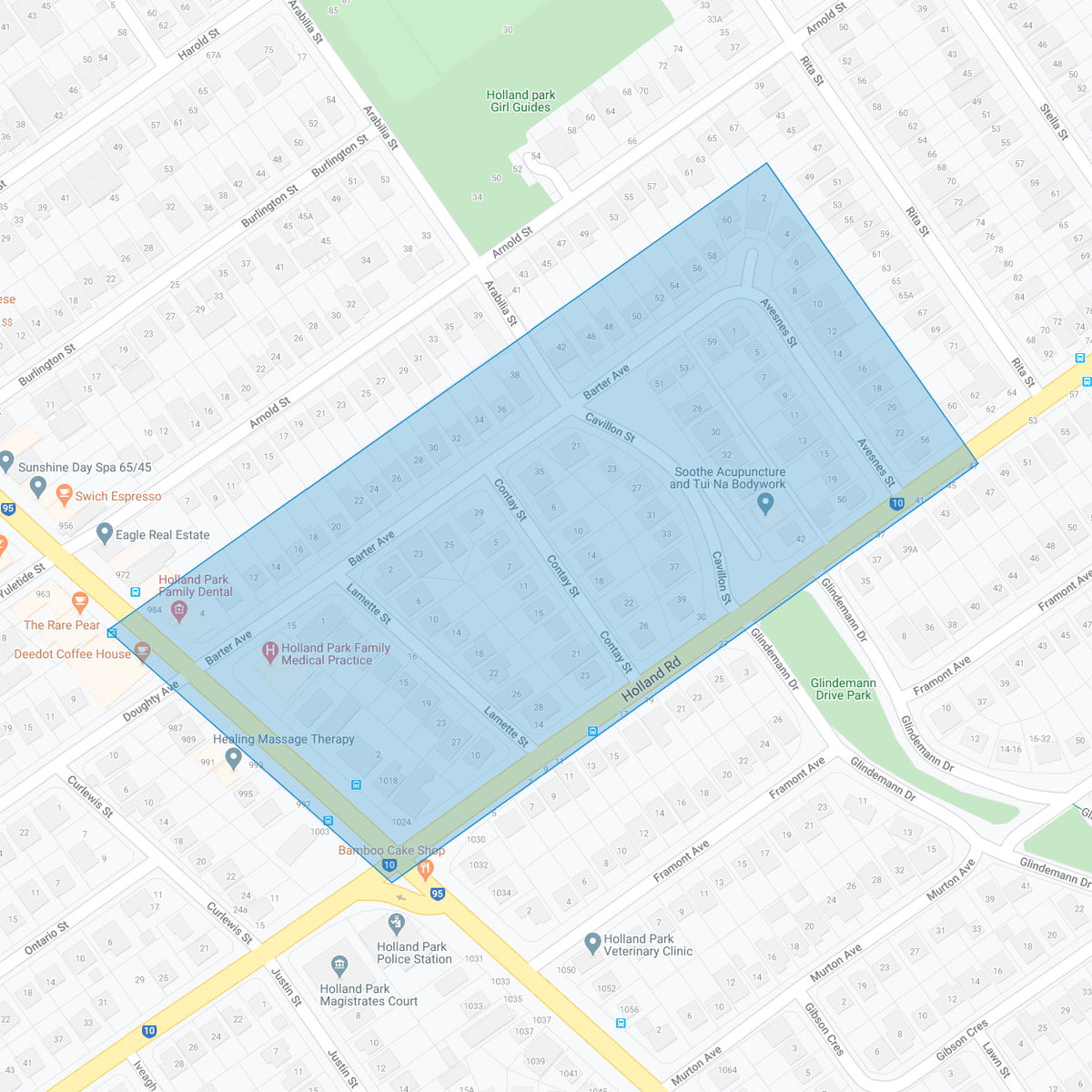 1926 Holland Park - Tarana Estate – Suburb Maps