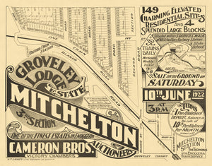 1922 Mitchelton - Groveley Lodge Estate - 3rd Section