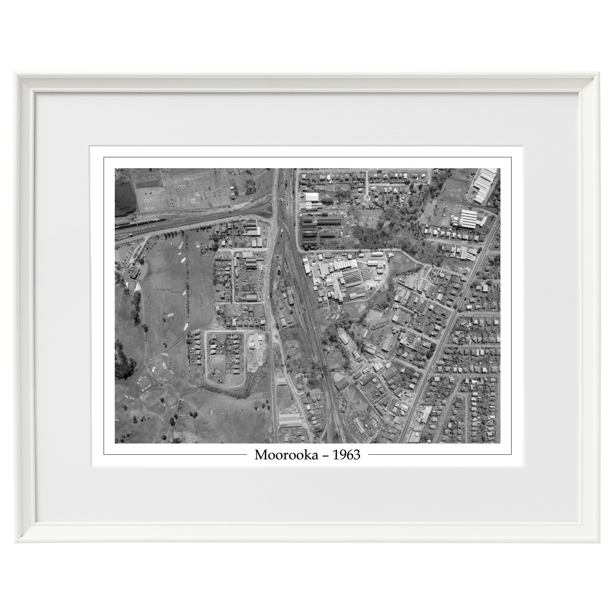 1963 Moorooka - Aerial Photo - Yeerongpilly Junction