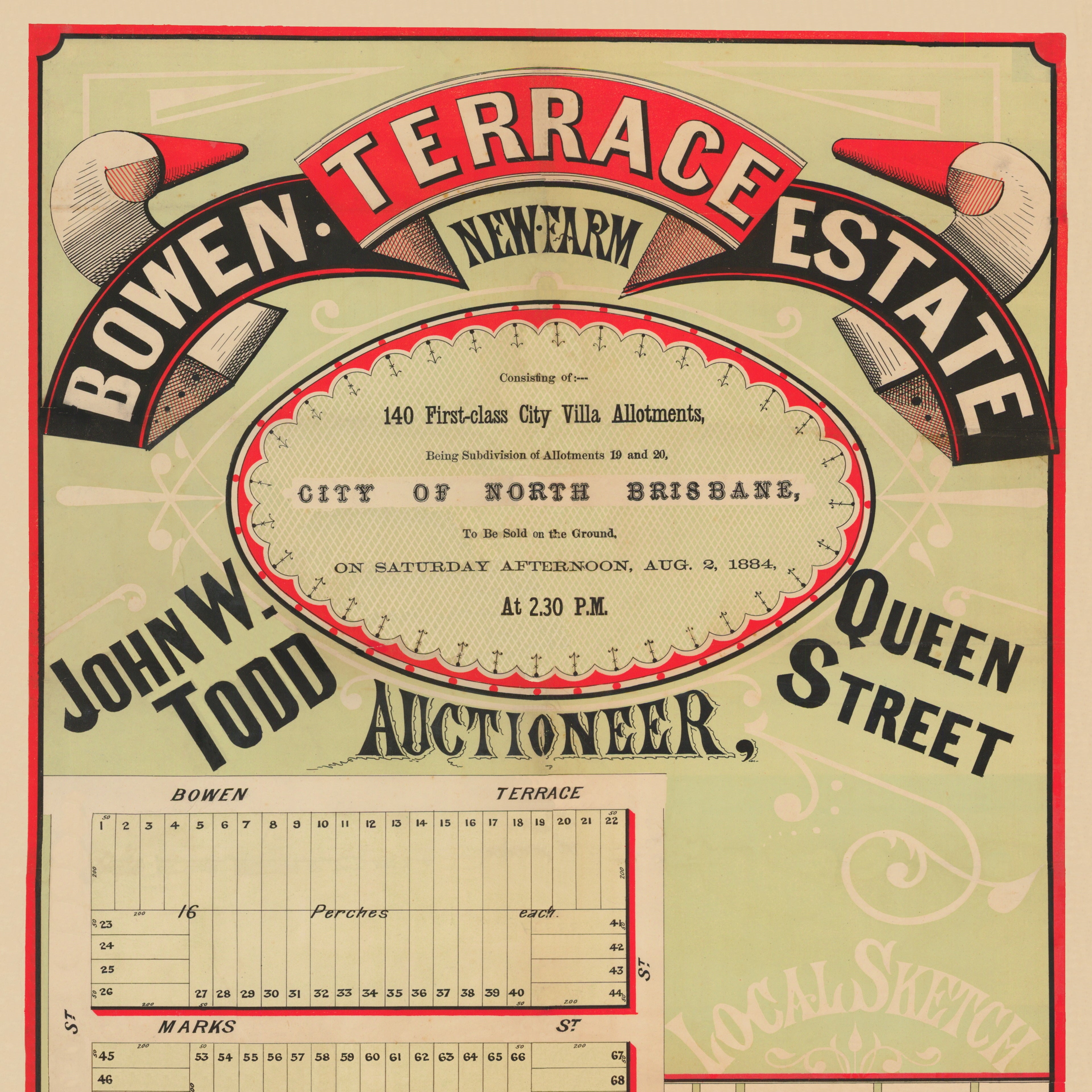 1884 New Farm - Bowen Terrace Estate