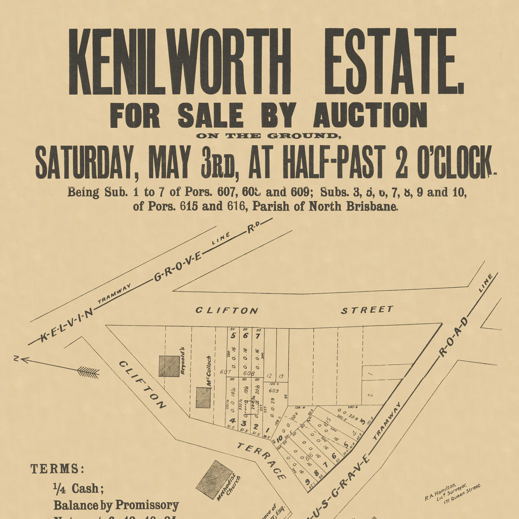 1902 Red Hill Kenilworth Estate Suburb Maps