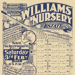 1923 Runcorn - Williams' Nursery Estate