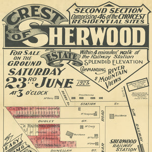 1923 Sherwood - Crest of Sherwood Estate
