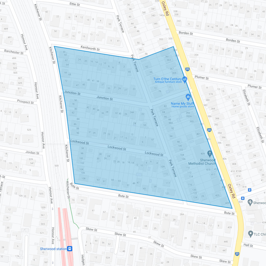 1887 Sherwood - Sherwood Park Estate - Section 1 – Suburb Maps