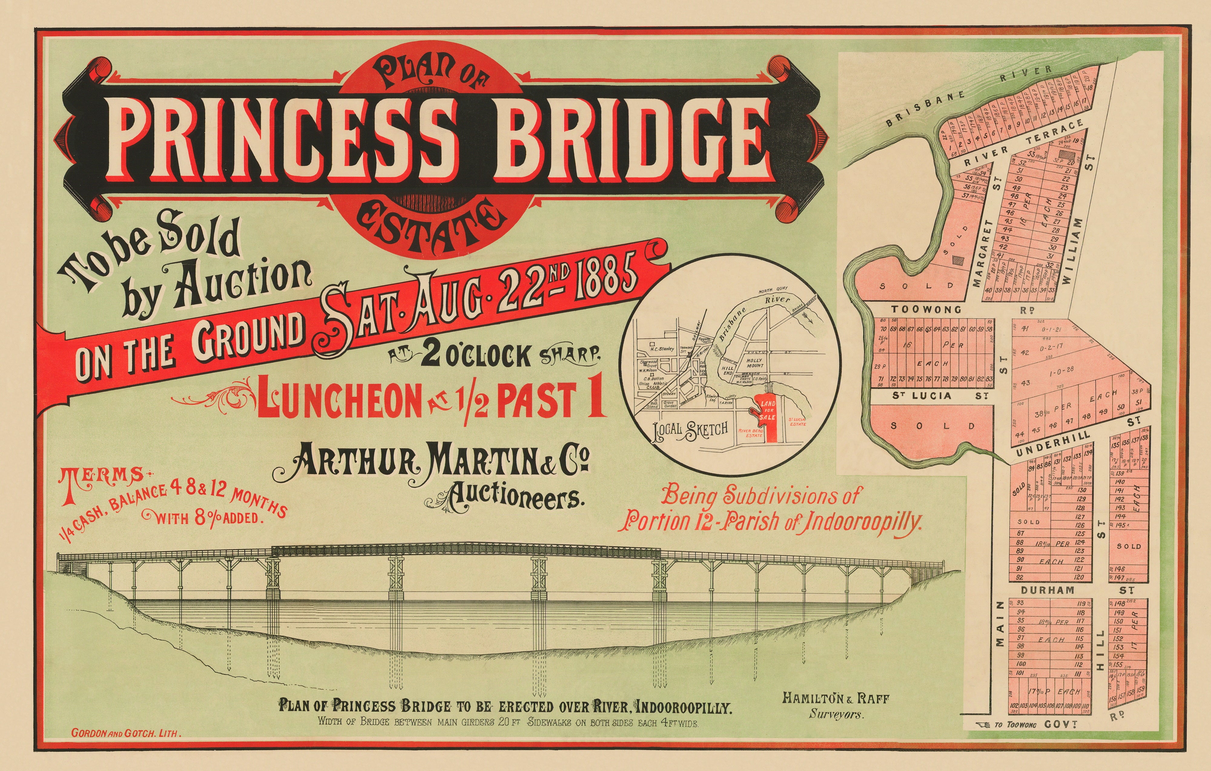 1885 St Lucia - Princess Bridge Estate
