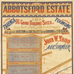 1883 Taringa - Abbotsford Estate