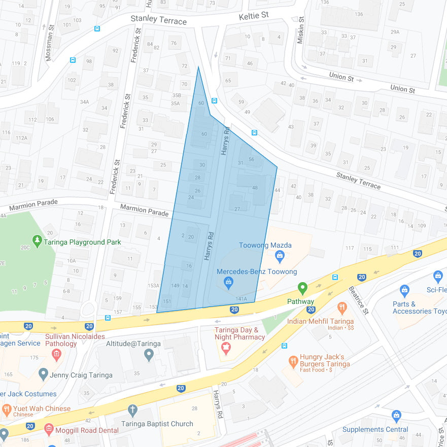 1887 Taringa Taringa Township Suburb Maps