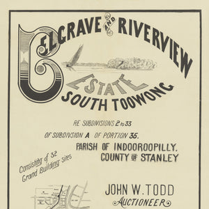 1887 Taringa - Belgrave and Riverview Estate