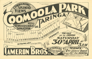 1921 Taringa - Coomoola Park