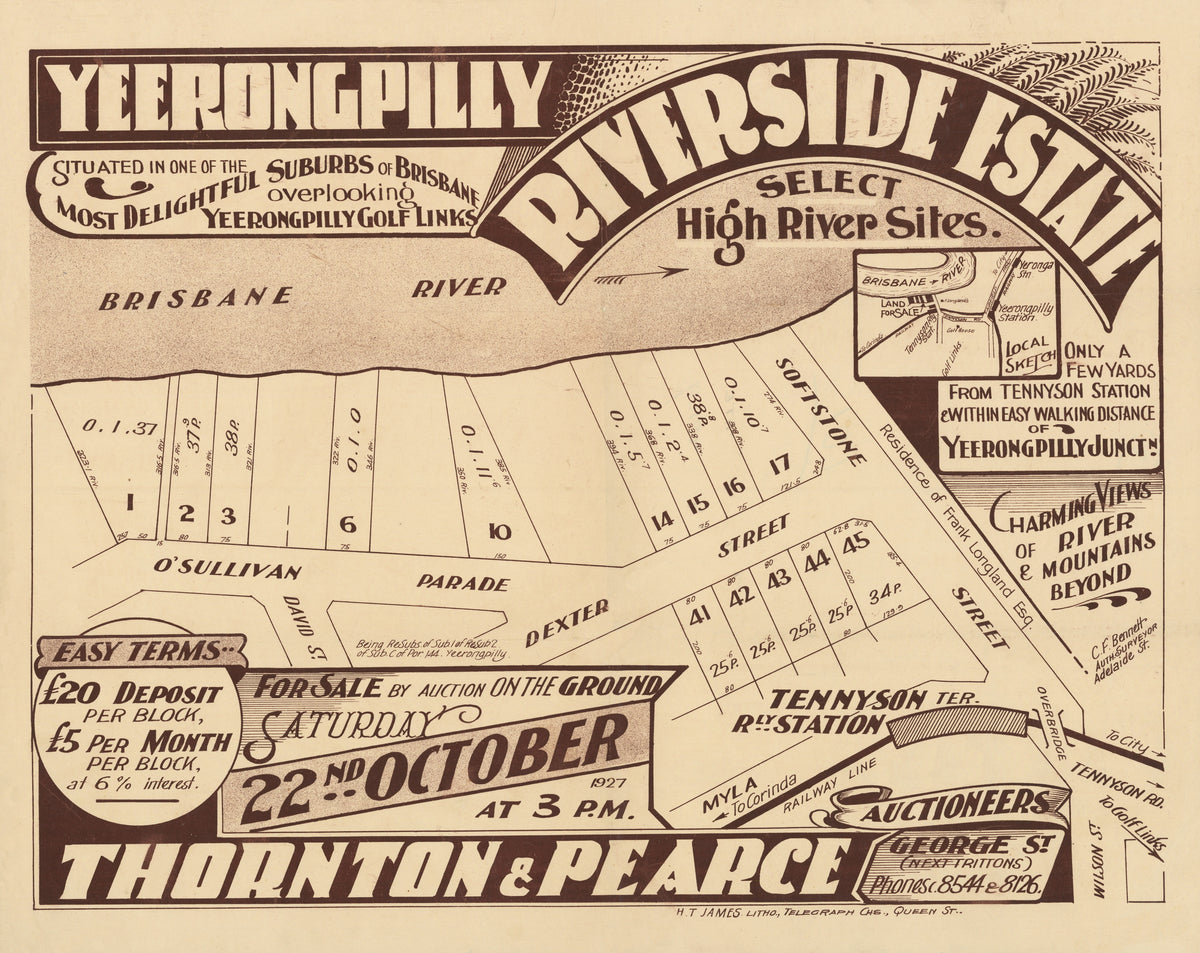 1927 Tennyson - Yeerongpilly Riverside – Suburb Maps