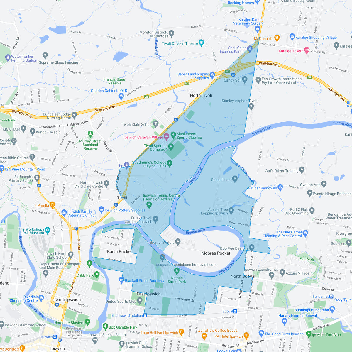 1930 Tivoli - Abermain Estate, Ipswich – Suburb Maps