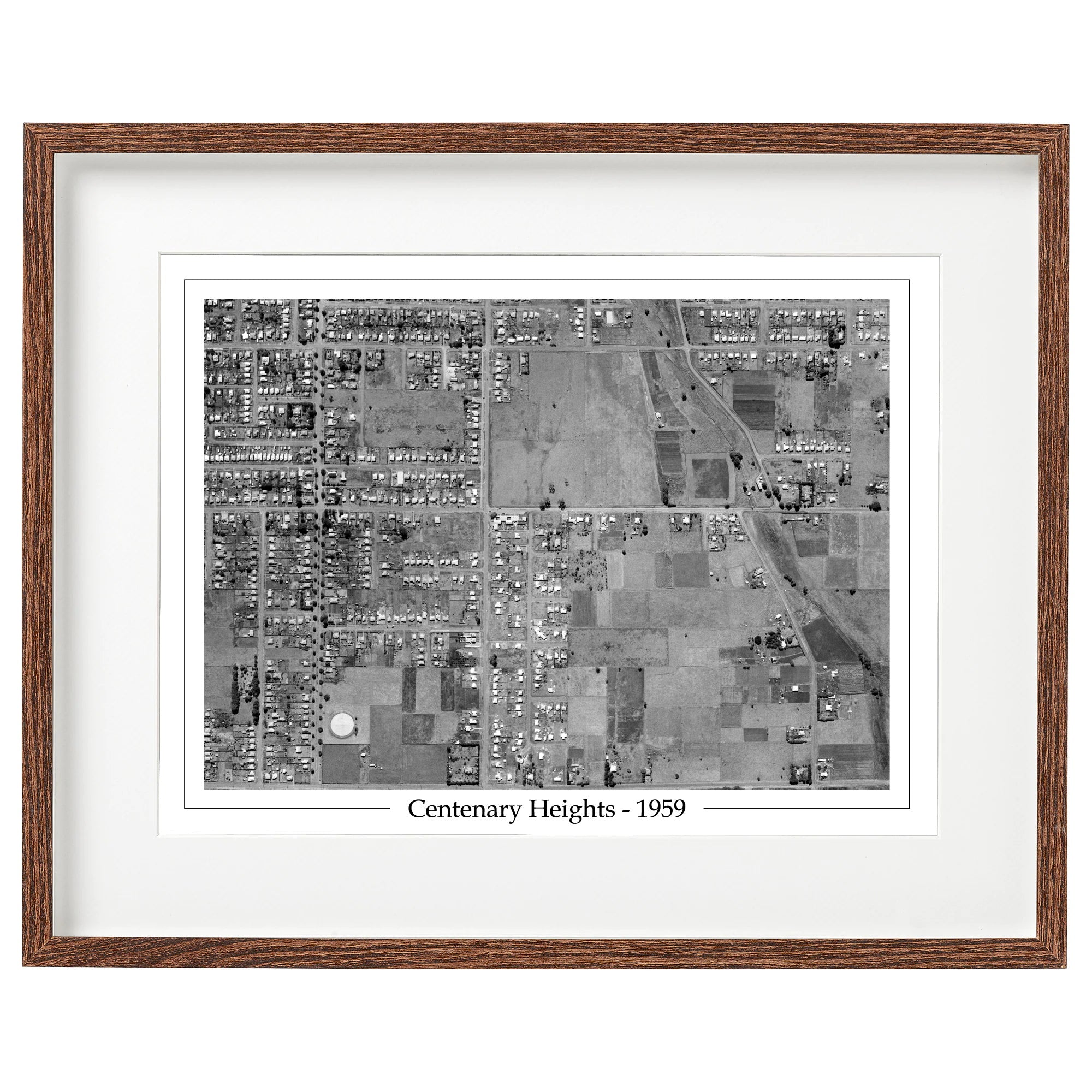 1959 Toowoomba - Aerial Photo - Centenary Heights