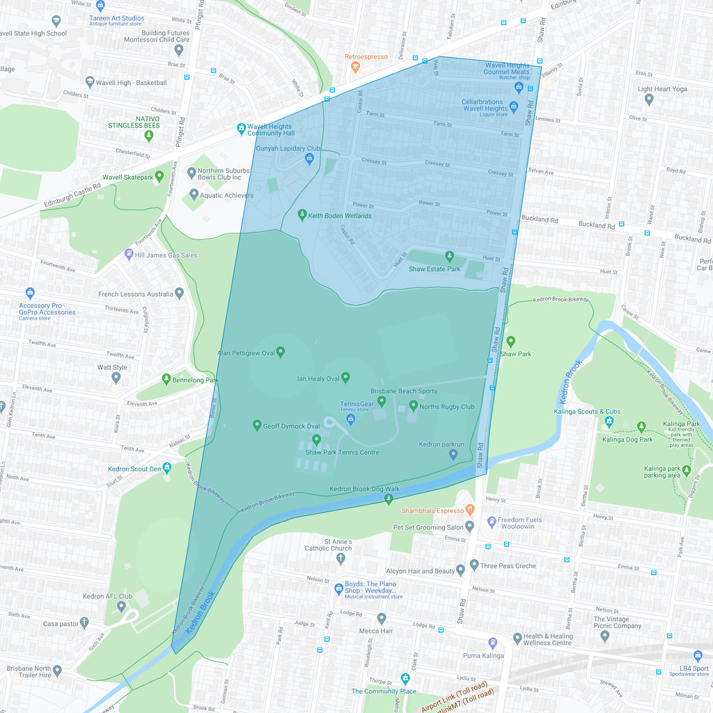 1925 Wavell Heights - Shaw's Estate, Kedron – Suburb Maps