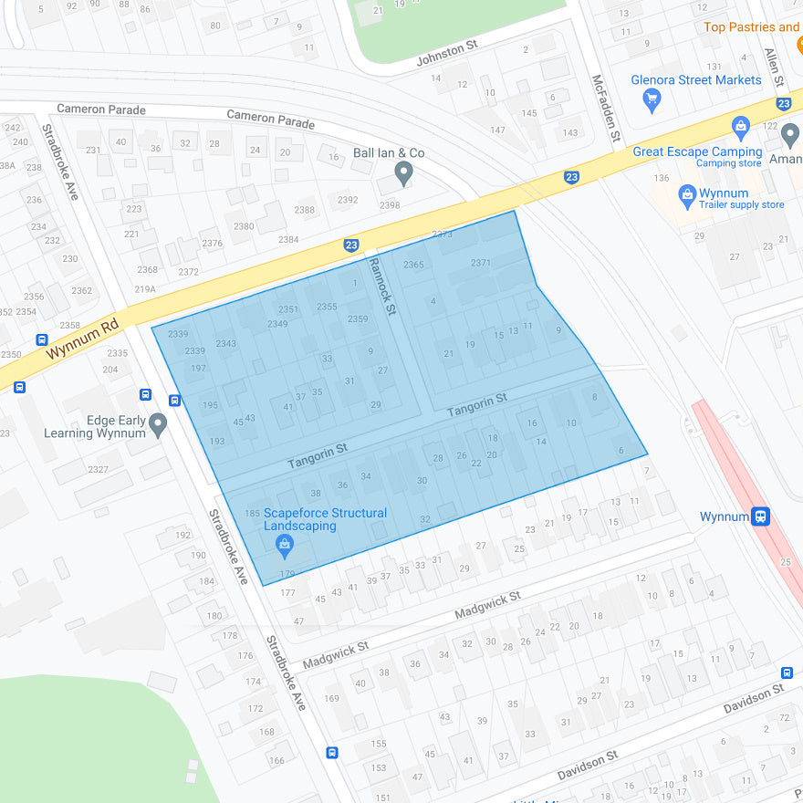 Wynnum Map 1921 Wynnum - Wavell's Vineyard Estate – Suburb Maps